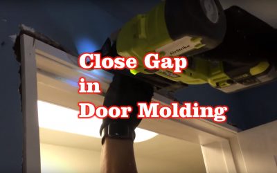 How to Fix/Close a Gap/Crack/Space in Door Molding!