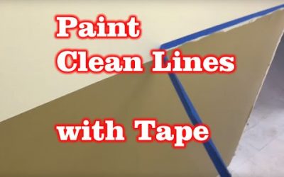 How to Paint Clean Even lines with painter’s tape