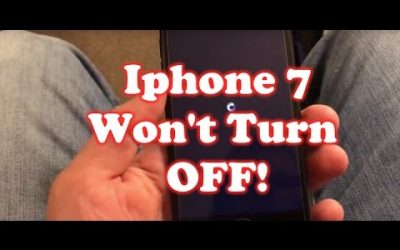 My Iphone 7 will not Turn off! FIXED!