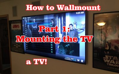 How to Wall mount a LCD TV in a Living Room : Part 1