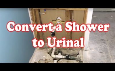 How to Convert a Shower to a Urinal!