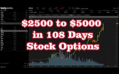 $2500 to $5000 in 108 Days using “Selling Put” Stock Options!