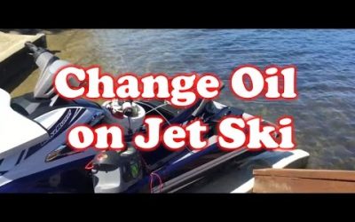 Change Oil on Jet Ski – Yamaha 2016 in the Water