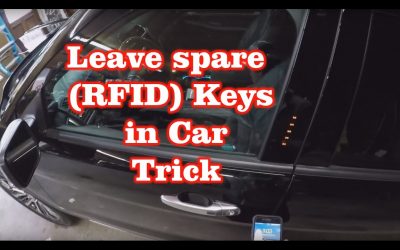 LOST YOUR KEYS? Leave a spare set of Keys (RFID) in Car | Trick