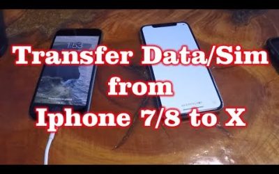 How to Transfer Data / SIM from iPhone 7/8 to iPhone X