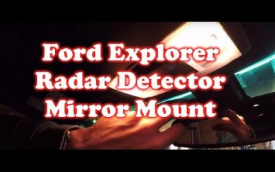 Install Radar Detector on Ford Explorer 2017 Mirror Head Unit – No Wires