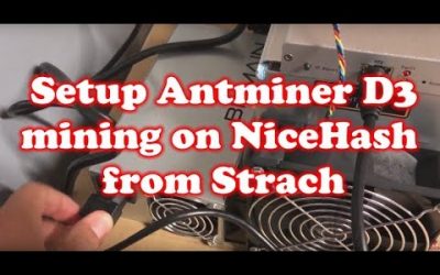 How to Setup Antminer D3 Miner with NiceHash Pool from Stratch