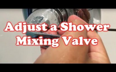 Shower not getting hot? Adjust your shower Mixing Valve!