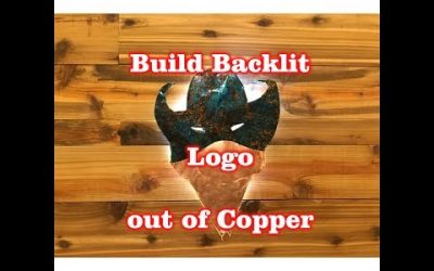 Build a LED Backlit Logo out of Copper