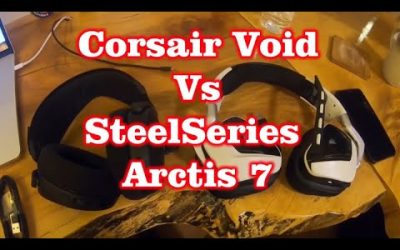 Corsair Void Pro RGB vs SteelSeries Arctis 7 : PC Gaming Wireless Headset Showdown!