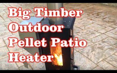 Big Timber Wood Pellet Outdoor Patio Heater Amazon Assembly and Review